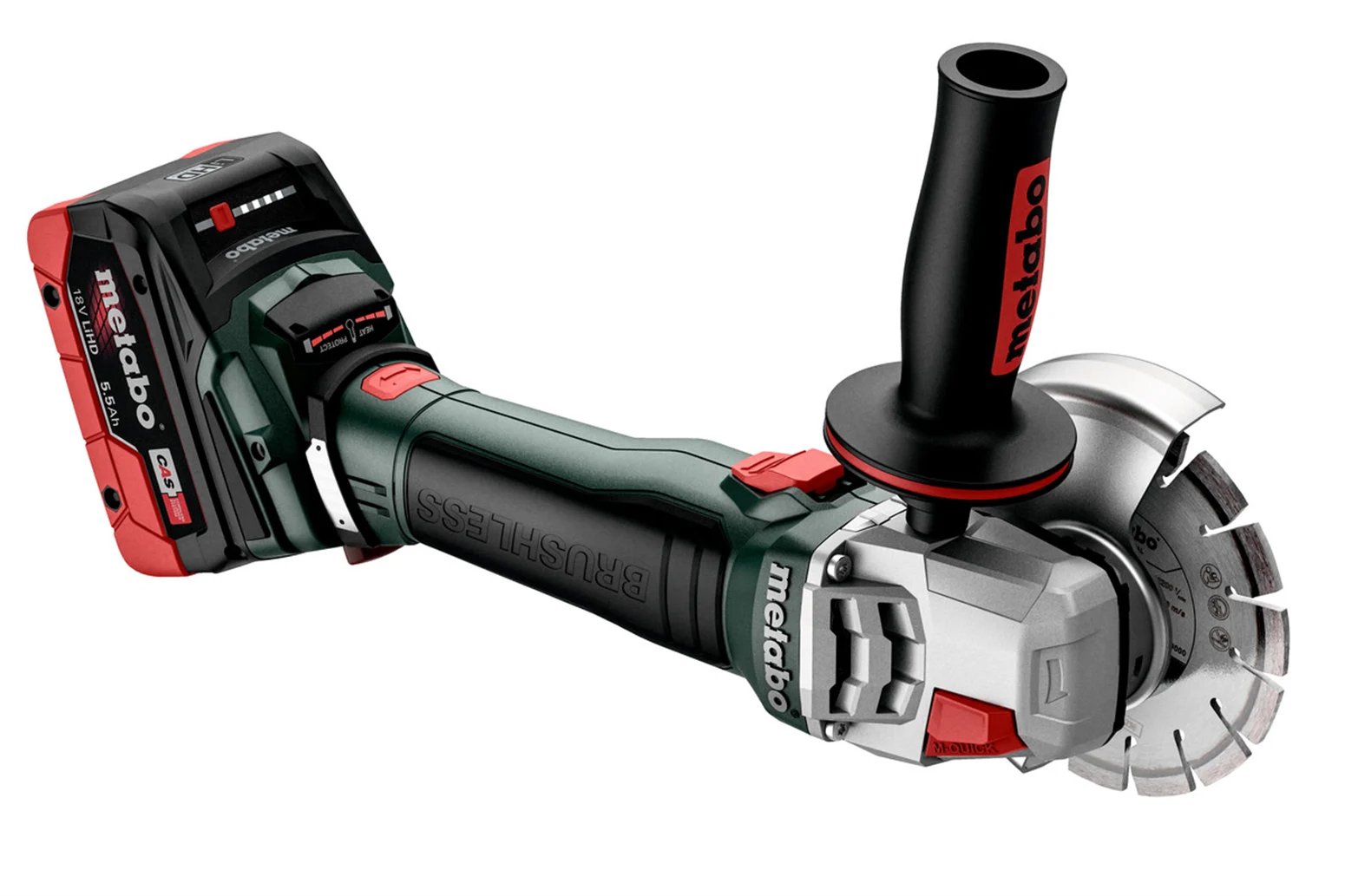 Szlifierka kątowa Metabo WB 18 LT BL 11-125 Quick - obrazek 4