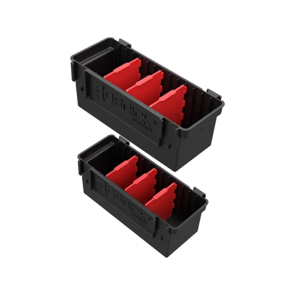 Zestaw modułowych pojemników Qbrick System Custom Deep Modular Bin Set