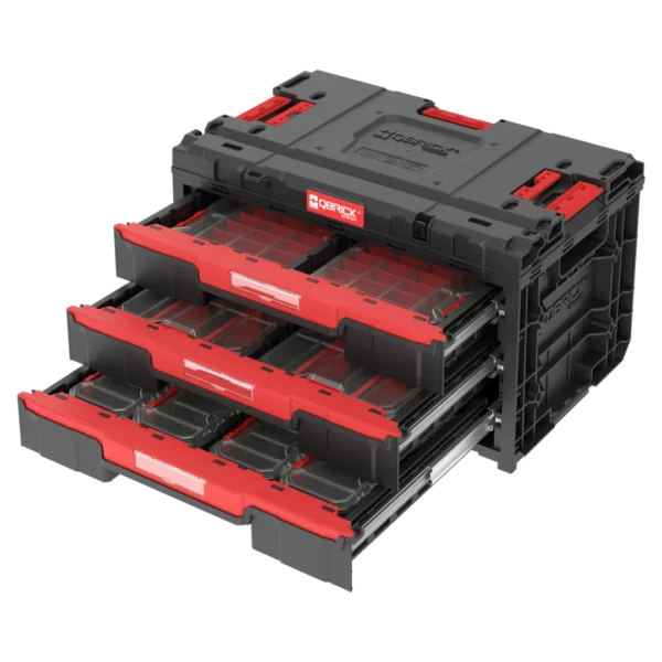 Skrzynia z szufladami Qbrick System ONE 2.0 DRAWER 3 TOOLBOX PROMO Compact Organizers SET