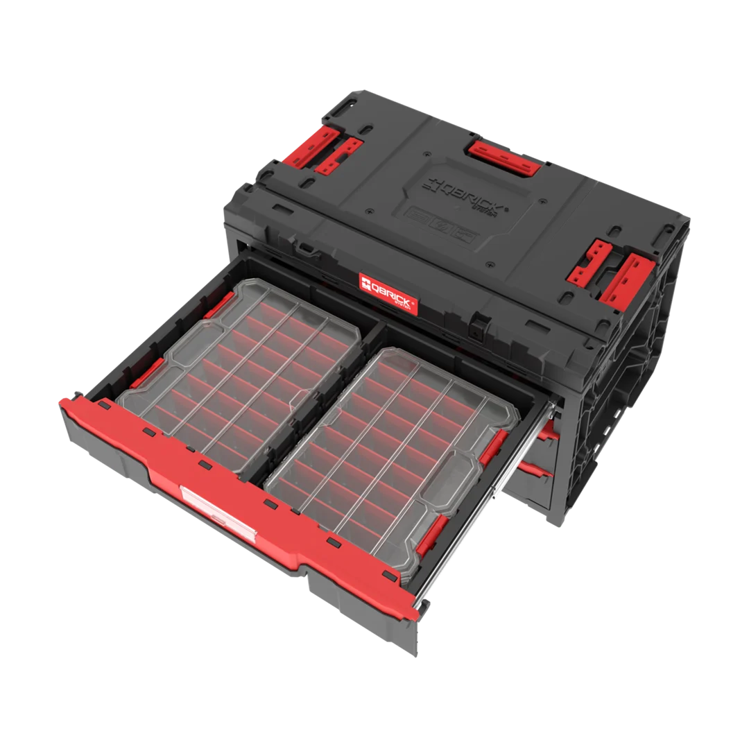 Skrzynia z szufladami Qbrick System ONE 2.0 DRAWER 3 TOOLBOX PROMO Compact Organizers SET - obrazek 3