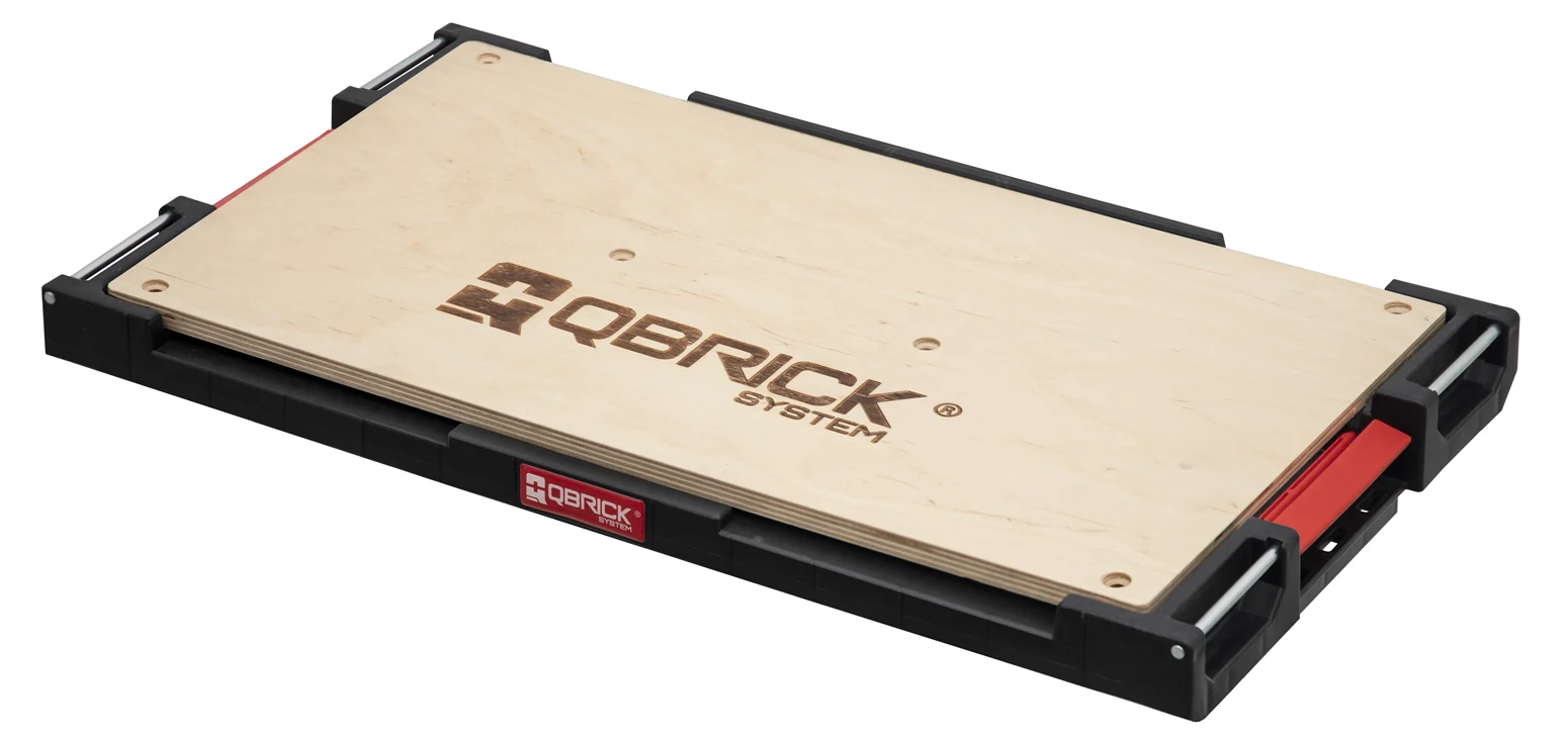 Zestaw szuflad na platformie kołowej Qbrick System ONE 2.0 WORKSHOP DRAWERS SET nr 5 RED Ultra HD Custom - obrazek 2