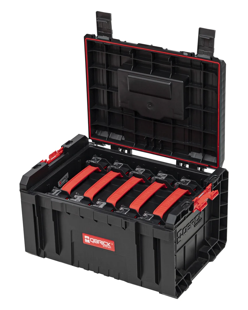 Skrzynka z 5 organizerami Qbrick System PRO 2.0 TOOLBOX + 5x PRO ORGANIZER MULTI
