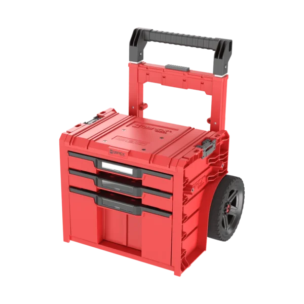 Skrzynia z szufladami Qbrick System PRO CART 2.0 PLUS DRAWER 3 RED Ultra HD Custom