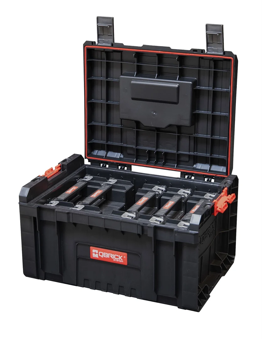 Skrzynka z wyjmowanymi organizerami Qbrick System PRO TOOLBOX + 5x TWO ORGANIZER MULTI