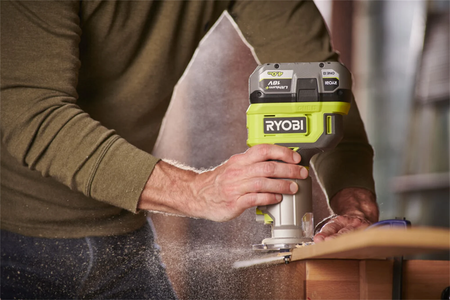 Frezarka górnowrzecionowa Ryobi ONE+ RTR18-0 - obrazek 3