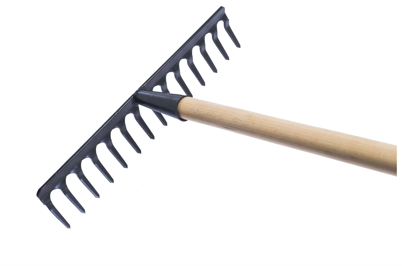 Grabie spawane z drewnianym trzonkiem 14 zębów Schmith SG-G14. - obrazek 2