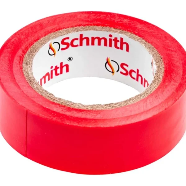 Taśma izolacyjna czerwona 10m Schmith STIR-01