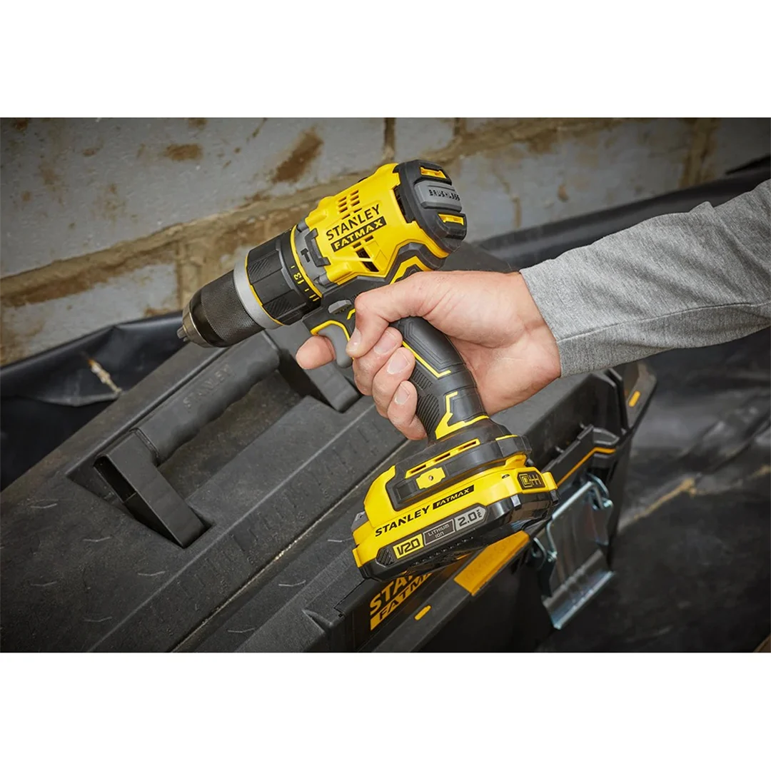 Wiertarko-wkrętarka udarowa Stanley FatMax V20 SFMCD721B - obrazek 2