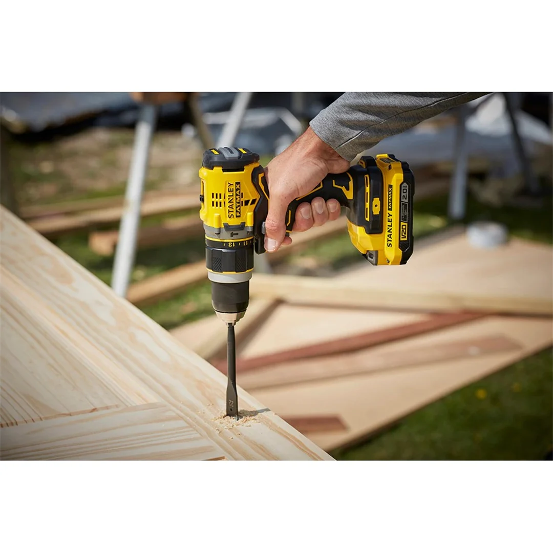 Wiertarko-wkrętarka udarowa Stanley FatMax V20 SFMCD721B - obrazek 4