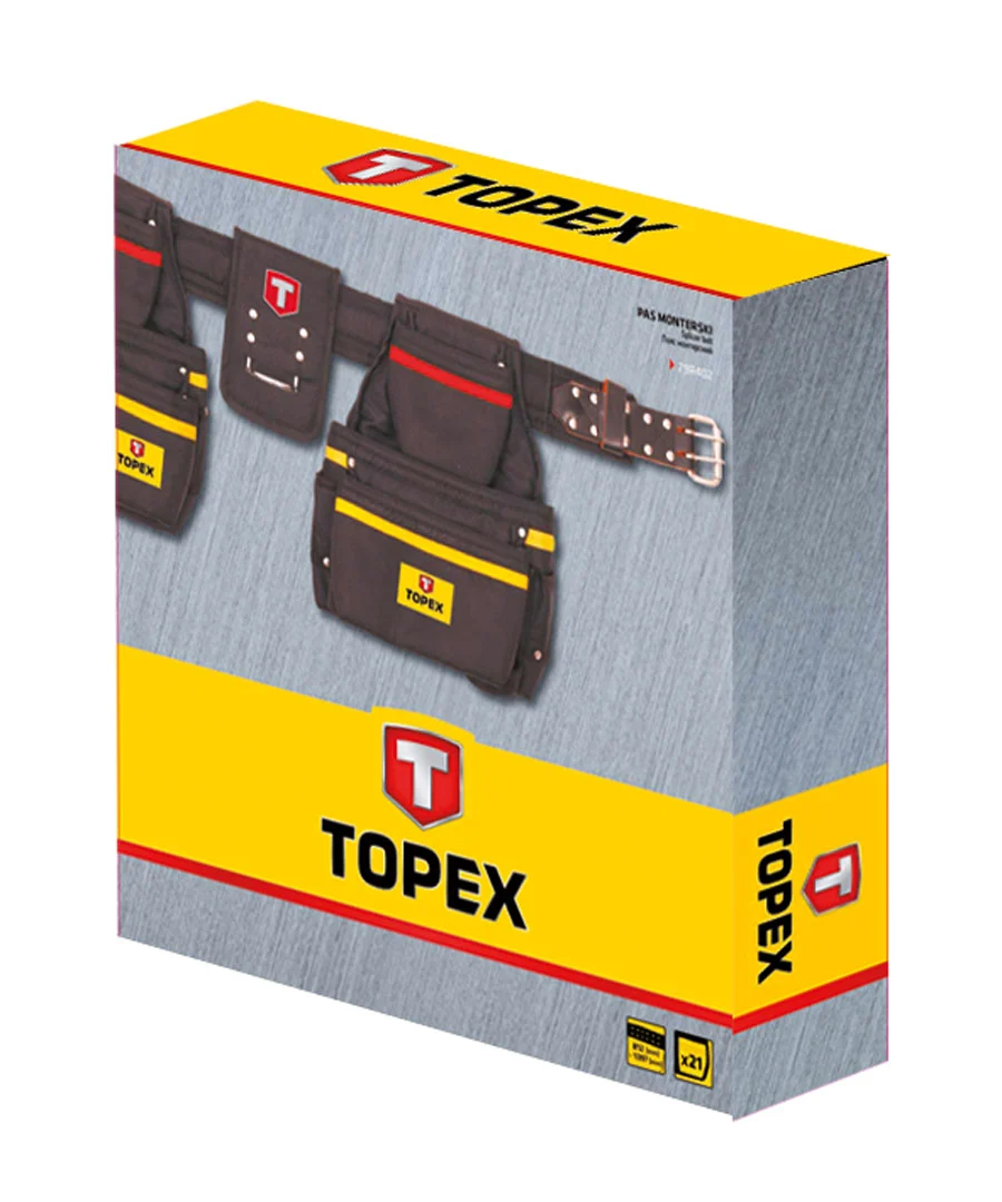 Pas monterski, 21 kieszeni Topex 79R402 - obrazek 2