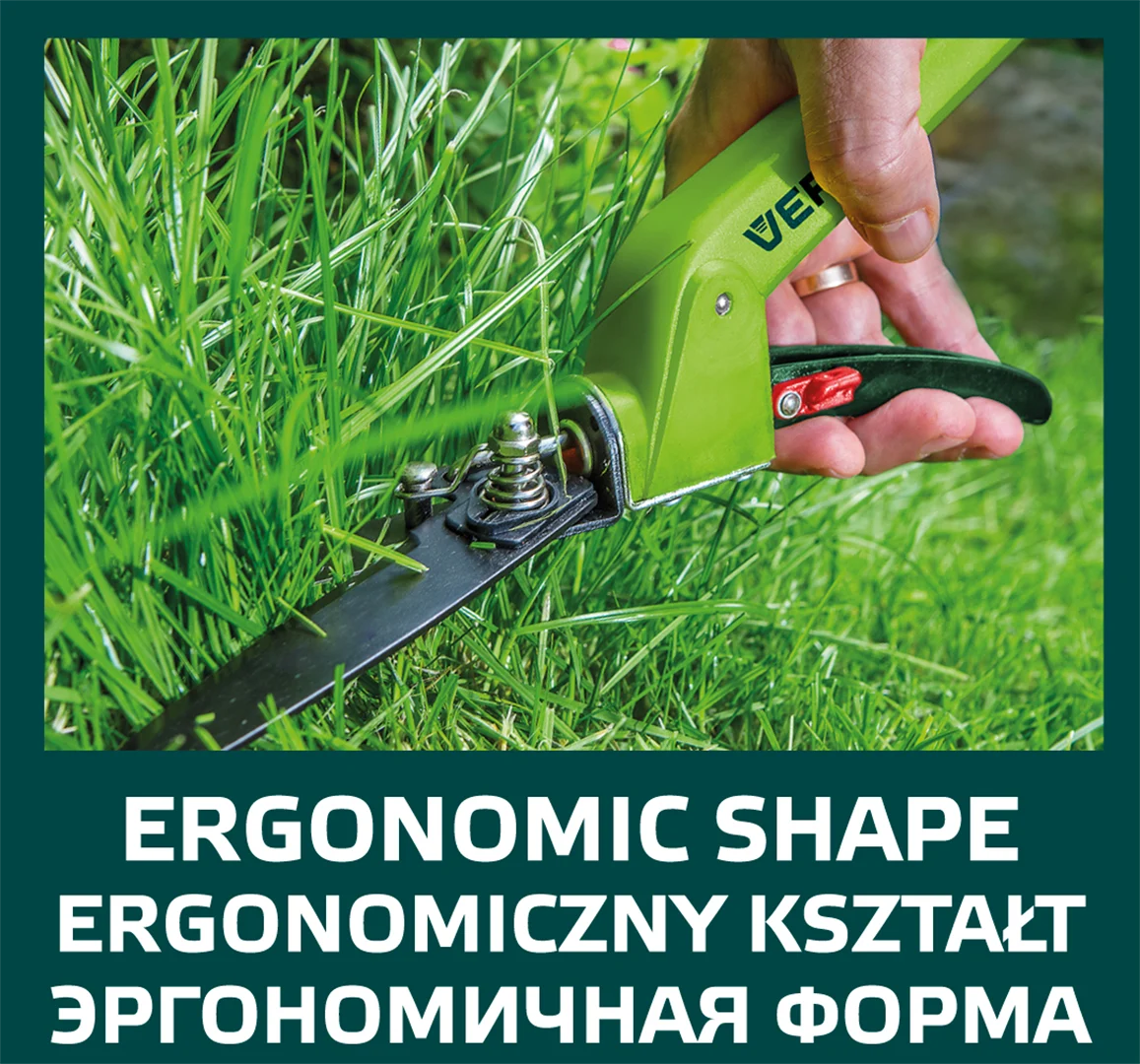 Nożyce do trawy 330 mm, ostrze 130 mm Verto 15G301 - obrazek 3