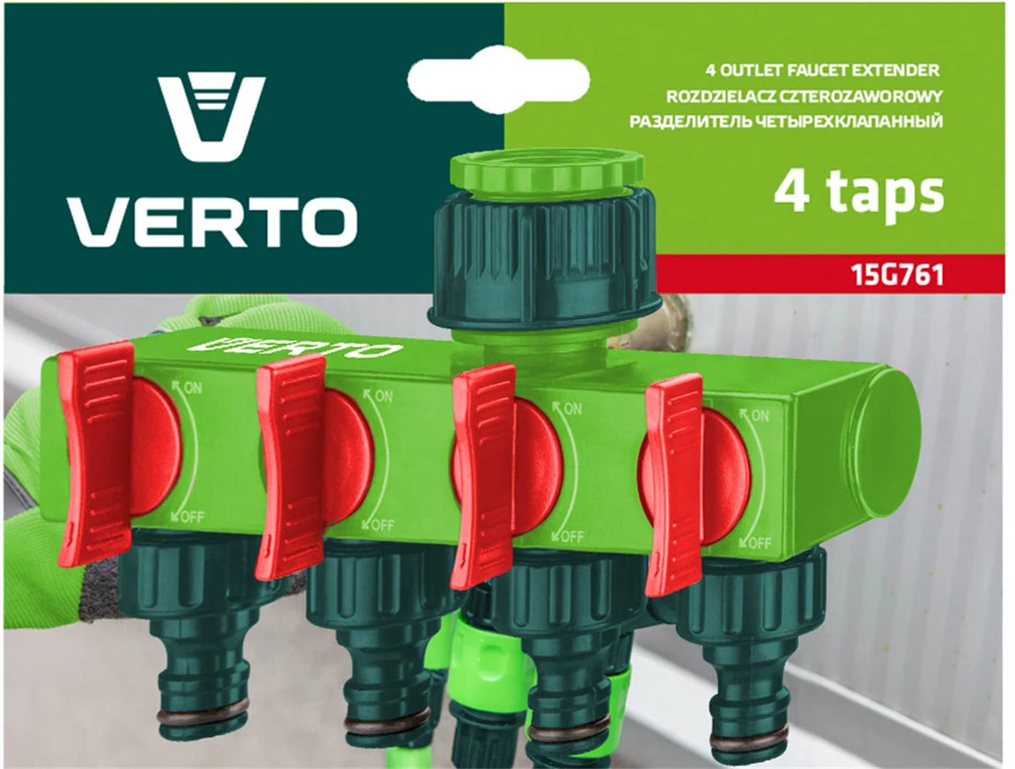 Rozdzielacz czterozaworowy Verto 15G761 - obrazek 2