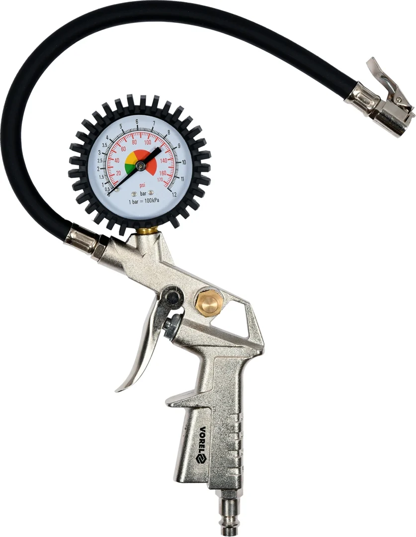 Pistolet do pompowania z manometrem Vorel 81650