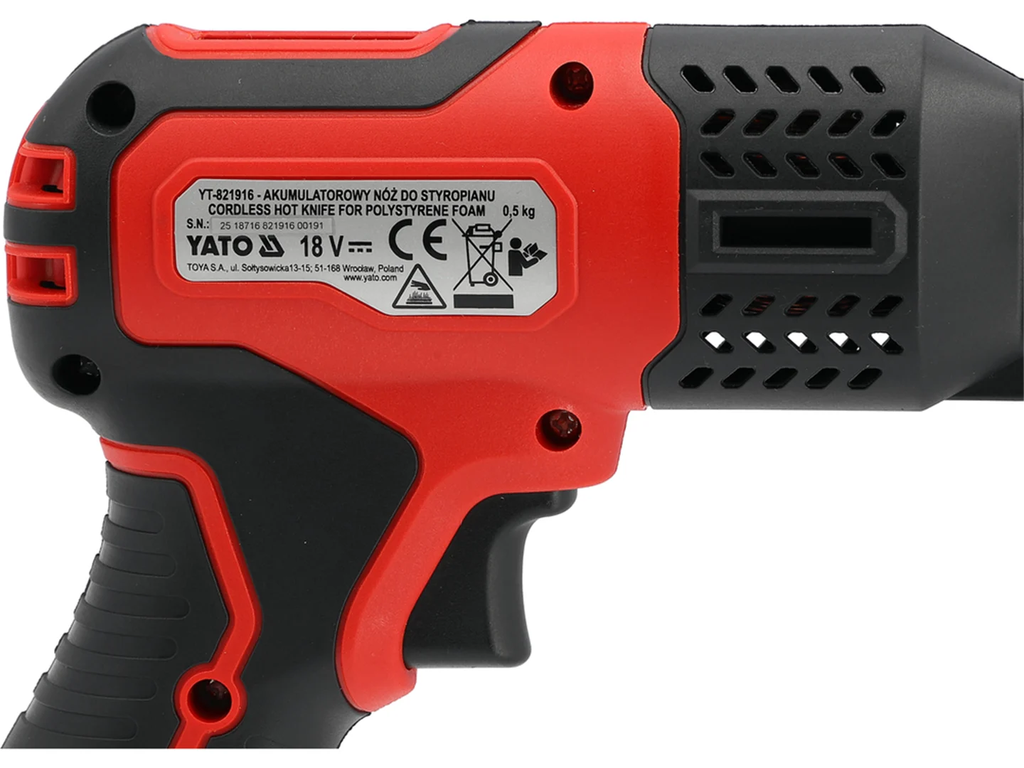 Nóż do styropianu Yato YT-821916 - obrazek 6